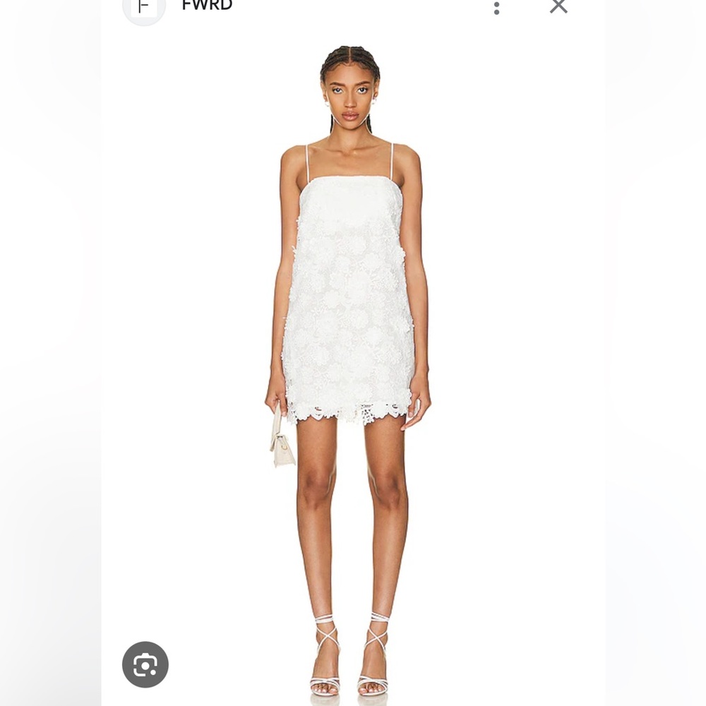NWT Zimmermann Raie Lace Flower Mini Dress Sizes 2 & 3 (8 & 10) - Picture 2 of 15